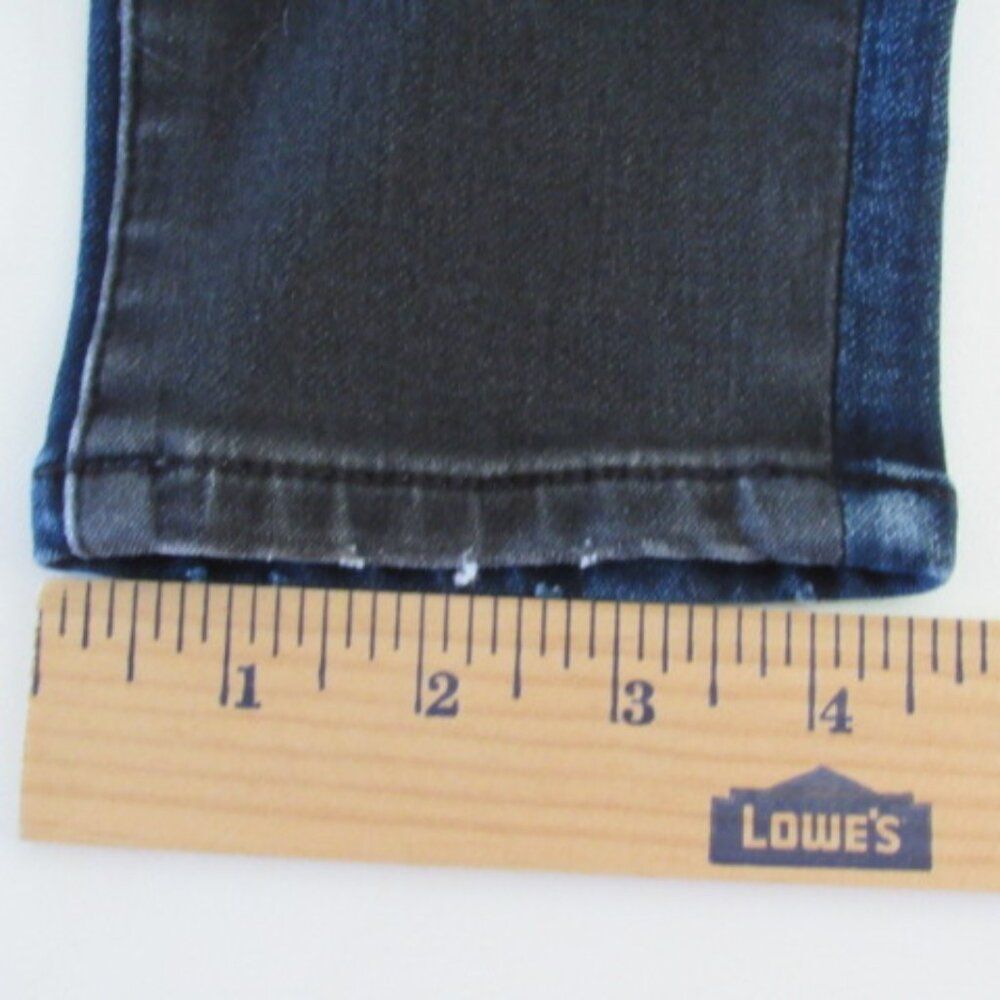 American Eagle Outfitters Super Stretch Blue and Black Jeggings Size 8 Short - Picture 10 of 11